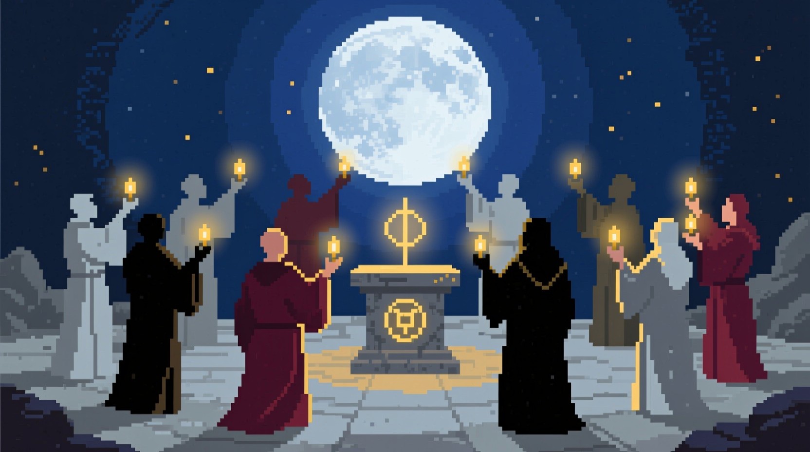 Free Moonlit Ritual Circle Image - Ritual, Moonlight, Ceremony ...