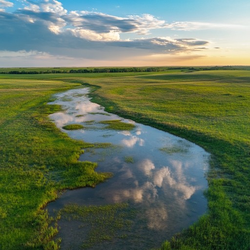Free Sunny River Landscape Image - Sun, River, Green | Download at ...