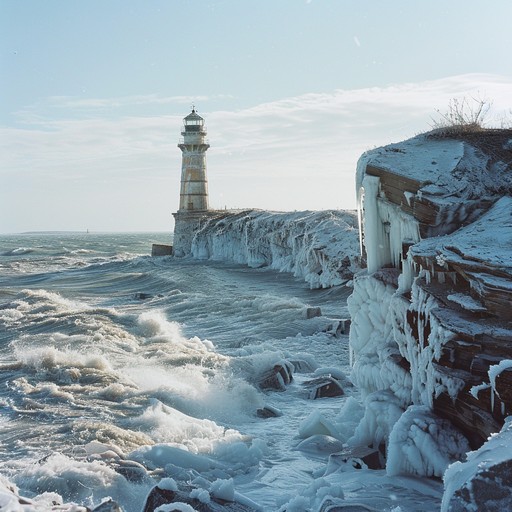 Cold Lighthouse Free Frozen Lighthouse View Image - Lighthouse, Frozen, Winter ...