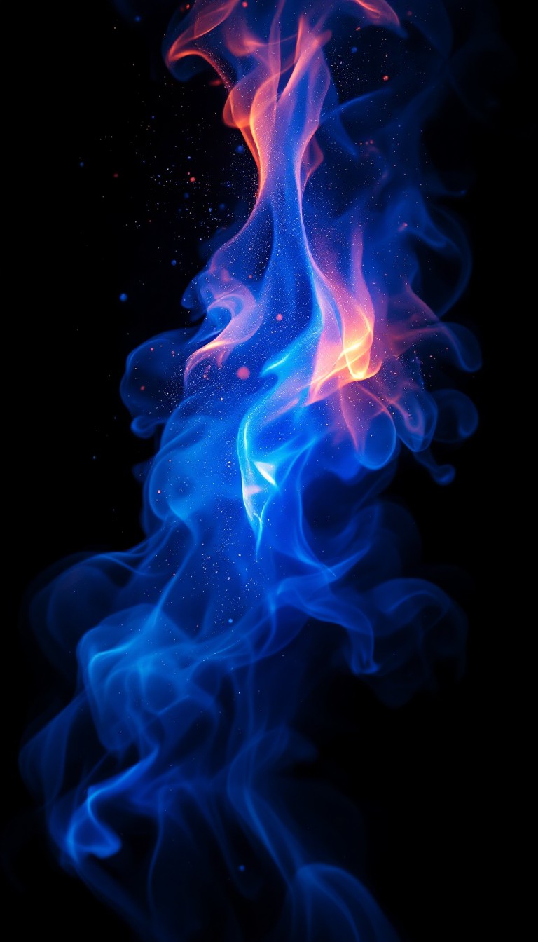 Fire Blue Free Mystical Blue Flame Image - Flame, Blue, Fire | Download at StockCake