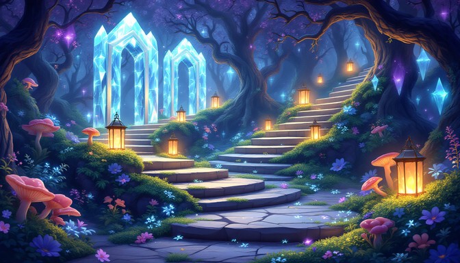 Free Magical Crystal Path Image | Download at StockCake