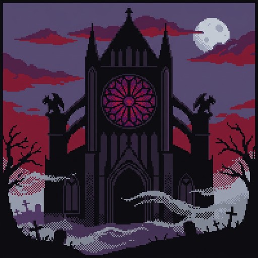 Free Haunted Pixel Cathedral Image - Cathedral, Gothic, Pixel ...