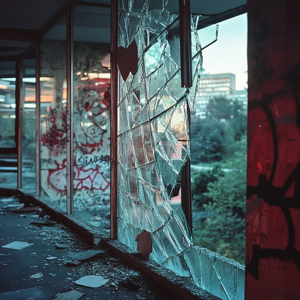 Free Shattered Glass Abandoned Image - Abandoned, Graffiti, Urban ...