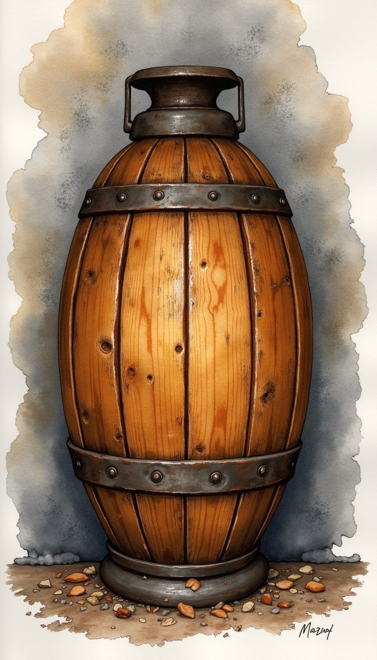 Large Color Vat Free Ancient Wooden Vat Image - Watercolor, Barrel, Vat | Download at ...