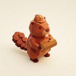 Free Geometric Beaver Builder Image - Beaver, Lowpoly, Geometric ...