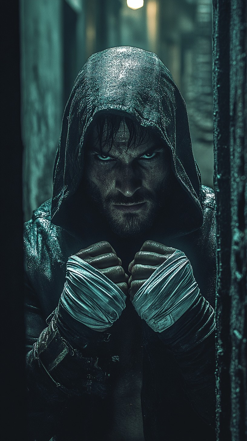 Free Brooding Hooded Fighter Image - Mysterious, Intense, Brooding ...