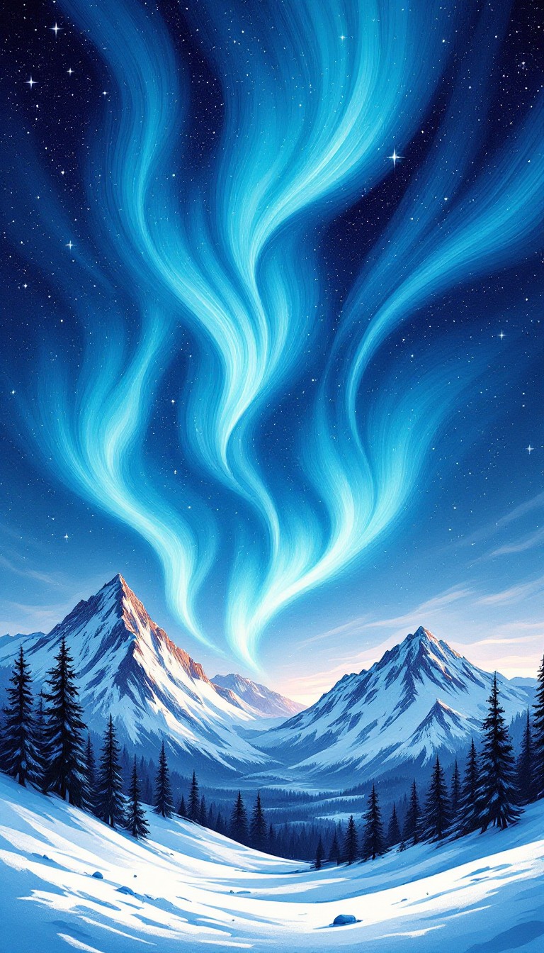 Free Northern Lights Dance Image - Aurora, Mountains, Winter | Download ...