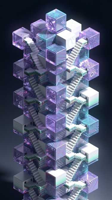 Free Impossible Architectural Labyrinth Image - Escher, Impossible ...