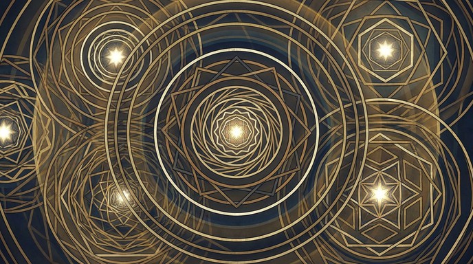 Free Geometric Golden Spiral Image - Geometric, Kaleidoscope, Abstract ...