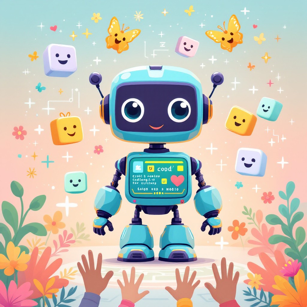 Free Friendly Robot Friend Image - Robot, Children, Illustration ...