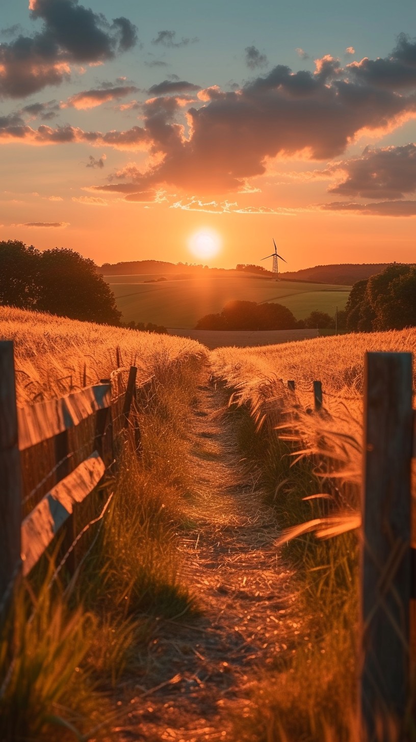 Free Sunset Country Path Image - Sunset, Countryside, Path | Download ...