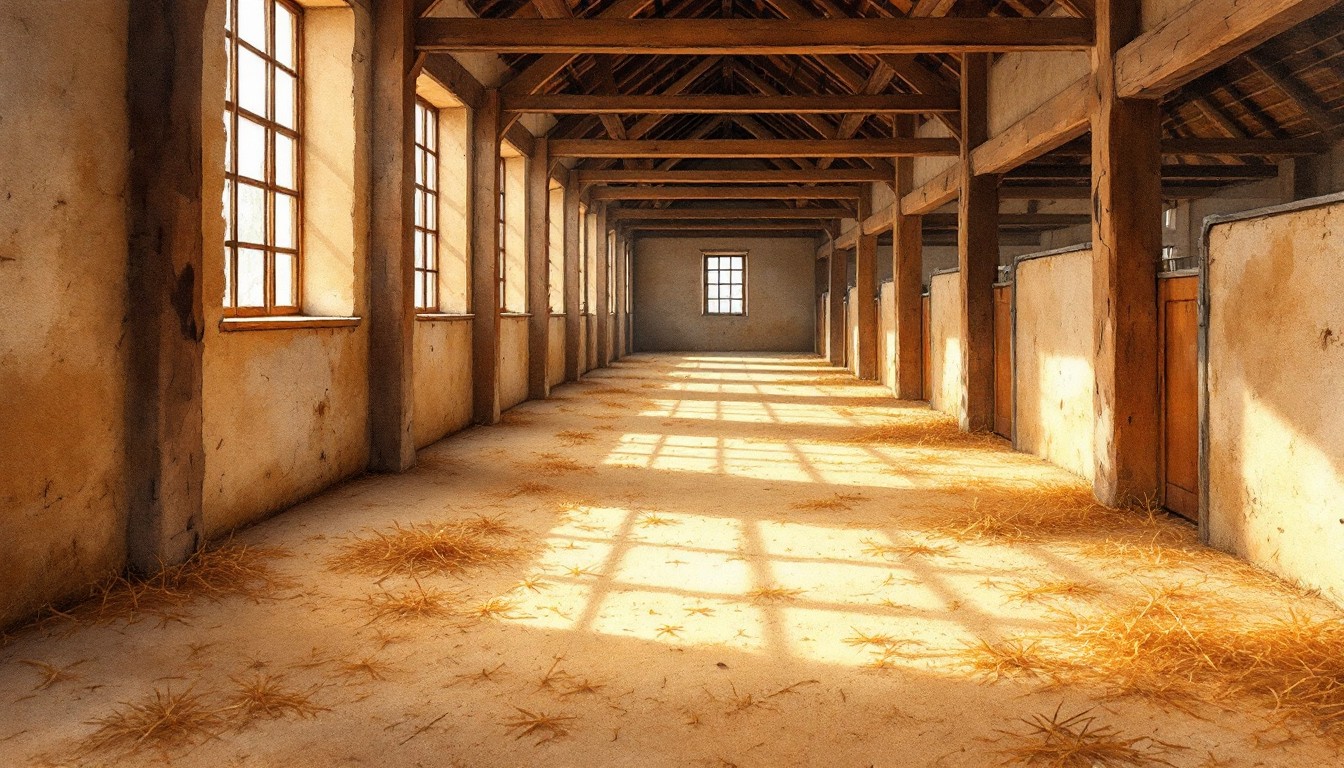 Stable Inage Free Sunlit Stable Interior Image - Stable, Barn, Rustic | Download at ...