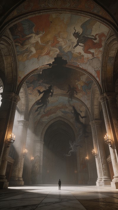 Free Angels Falling Downward Image - Cathedral, Fresco, Angels ...
