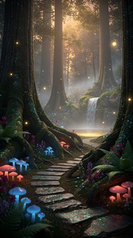 Free Enchanted Forest Path Image - Enchanted, Forest, Magical ...
