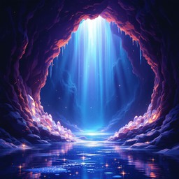 Free Mystical Cave Light Image - Cave, Crystal, Ethereal | Download at ...