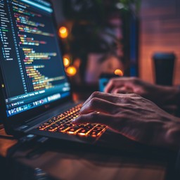 Free Coding Workstation Glow Image - Technology, Coding, Keyboard ...
