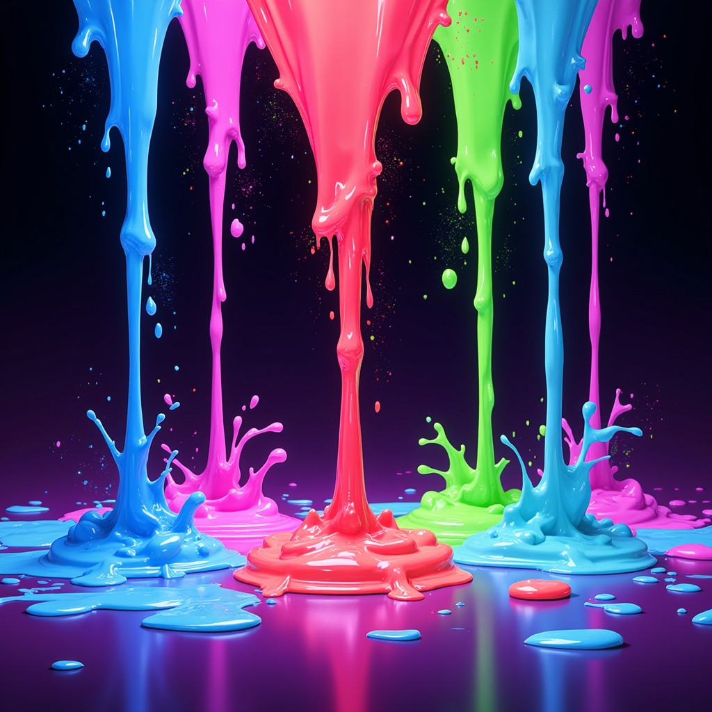 Free Neon Color Splash Image - Paint, Splash, Neon | Download at StockCake