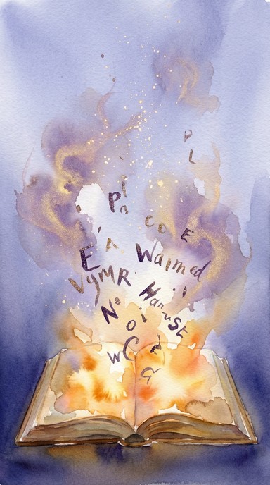 Magic Magically Written Free Words Transform Magically Image - Watercolor, Book, Magic ...