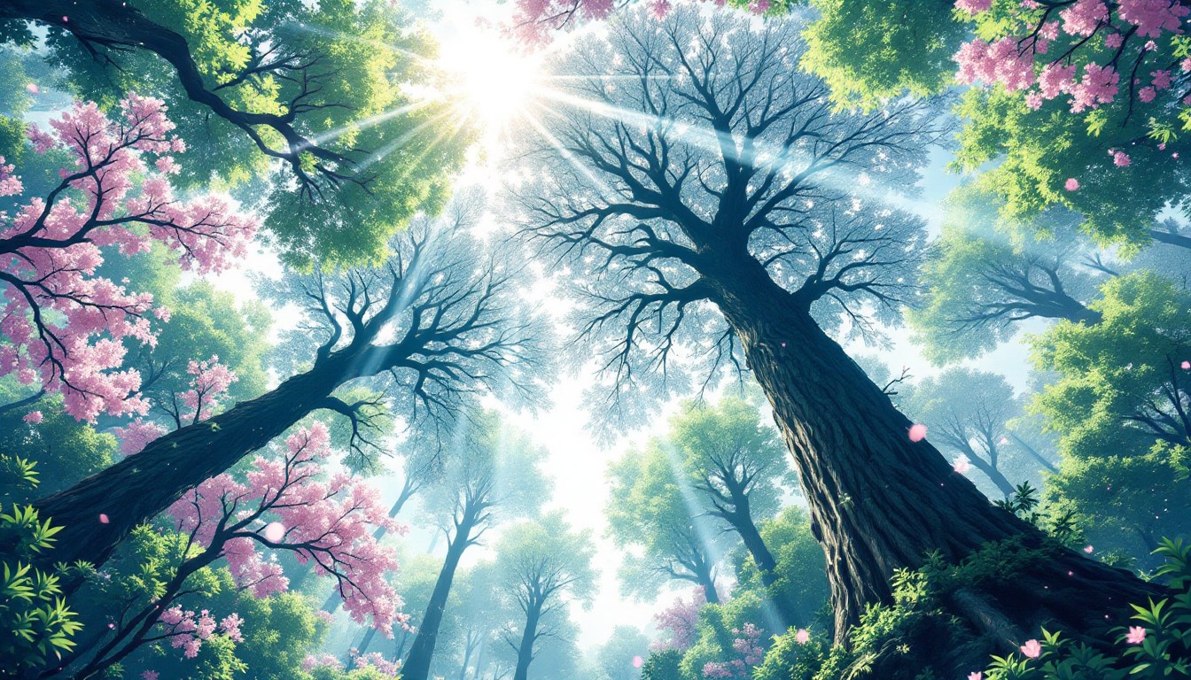 Free Magical Forest Light Image - Forest, Sunbeams, Trees | Download at ...