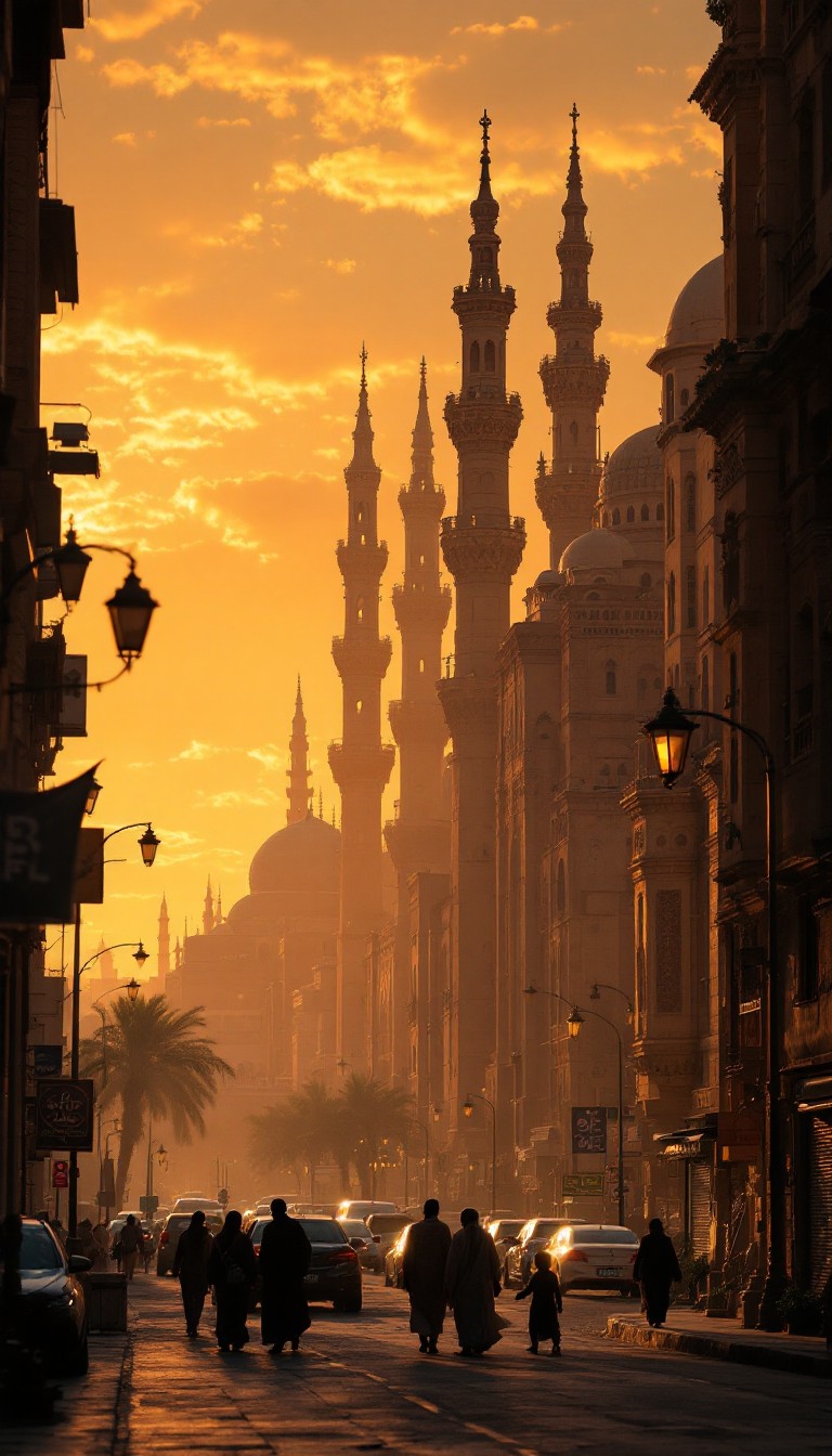 Free Cairo's Golden Hour Image - Cairo, Sunset, Mosque | Download at ...