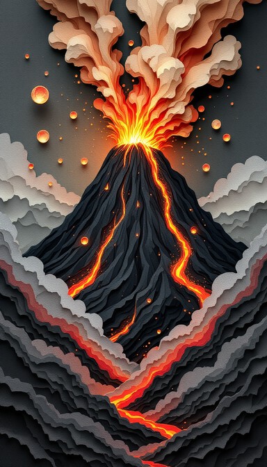 Free Fiery Volcano Eruption Image - Volcano, Eruption, Lava | Download ...