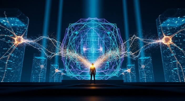Free Digital Wisdom Temple Image - Futuristic, Holographic, Wisdom ...