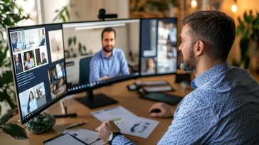 Free Professional virtual meeting Image - Office, Remote, Work ...