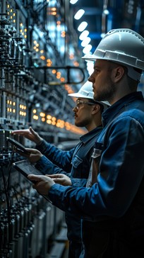 Free Engineers Assessing Equipment Image - Engineers, Industry, Tablet ...