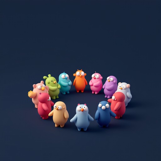 Free Colorful Character Circle Image | Download at StockCake