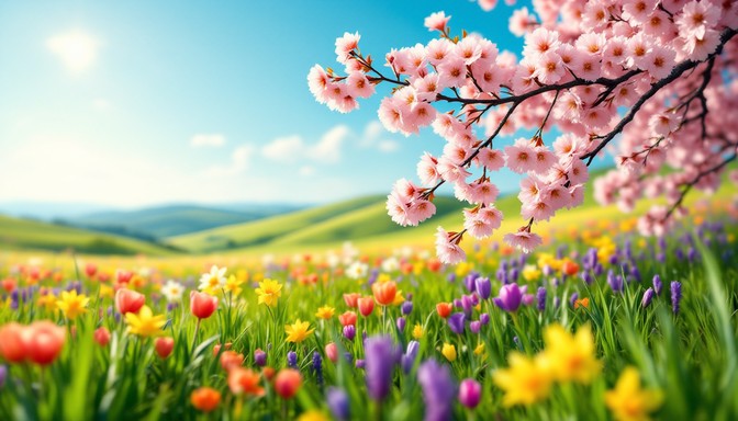 Free Spring Meadow Awakening Image - Spring, Cherry, Blossoms ...
