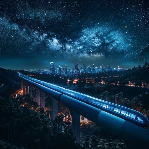 Free Starry Night Train Image - Stars, Night, Train | Download at StockCake