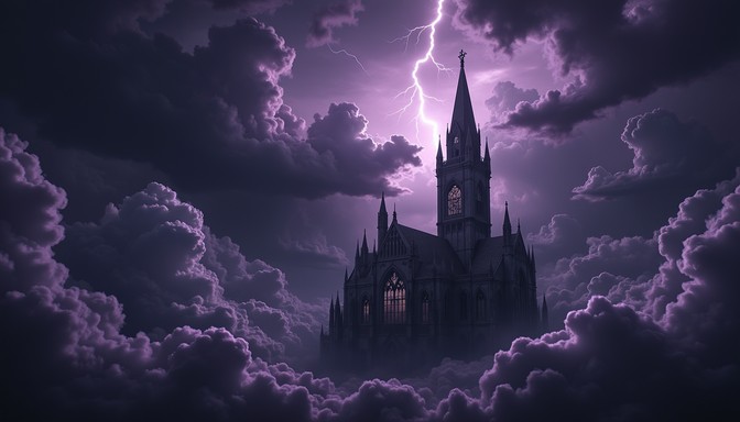 Free Gothic Storm Cathedral Image | Download at StockCake