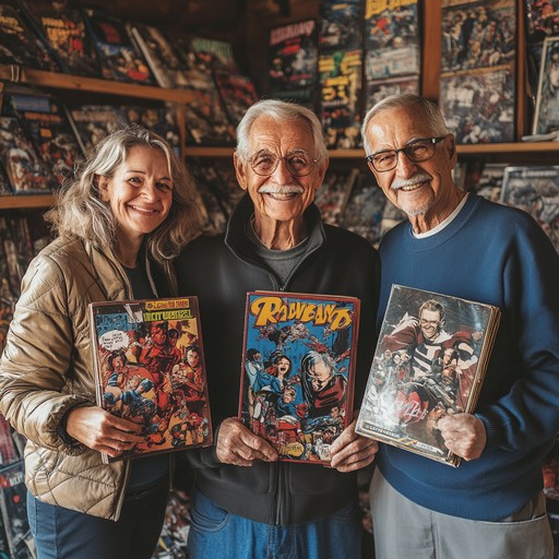 Free Comic Book Collectors Photo Comics Seniors Friends Download