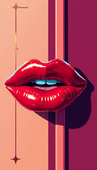 Free Lustrous Red Pout Image - Lips, Red, Glossy | Download at StockCake