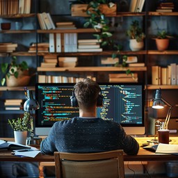 Free Coder at Work Image - Technology, Coder, Coding | Download at ...