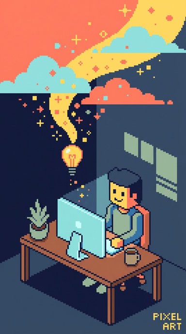 Free Creative Inspiration Flows Image - Pixel, Art, Illustration ...