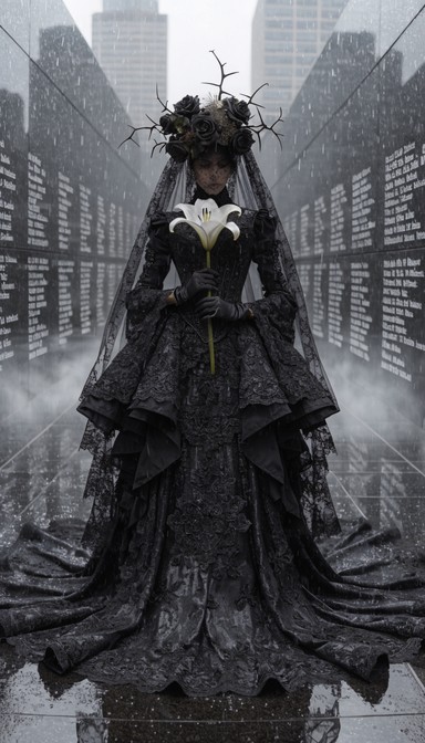 Free Gothic Mourning Elegance Image - Gothic, Mourning, Fashion ...