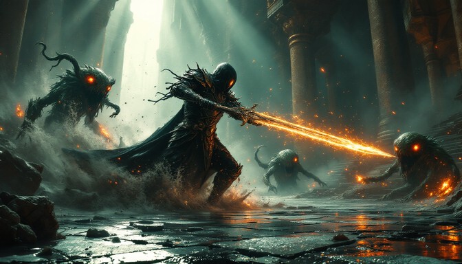 Free Temple Battle Chaos Image - Fantasy, Warrior, Battle | Download at ...
