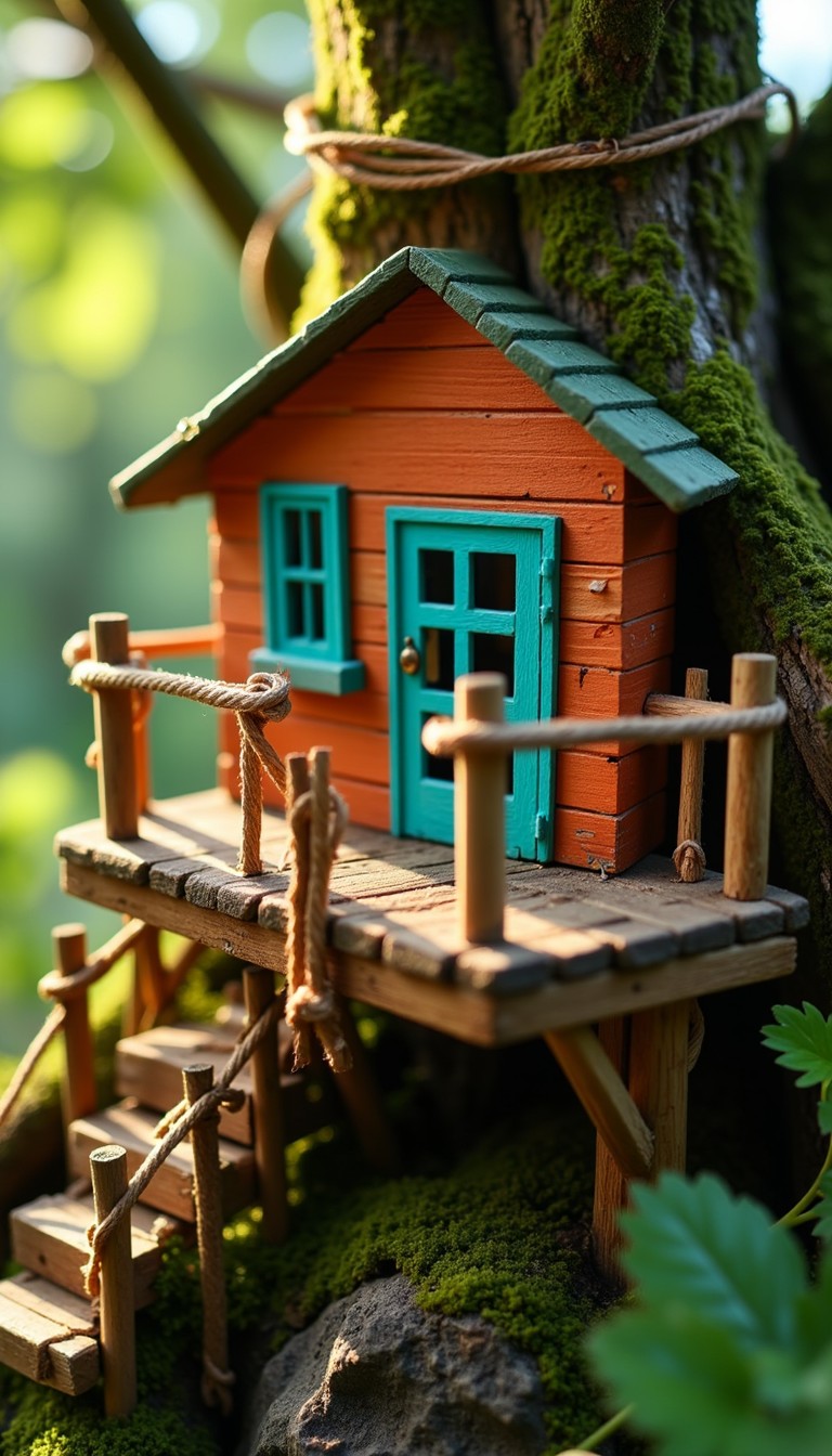 Free Enchanted Tiny Treehouse Image - Treehouse, Miniature, Woodland ...