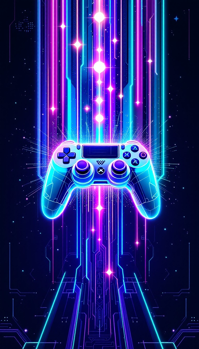 Free Gaming Controller Ascends Image - Gaming, Controller, Cyberpunk ...