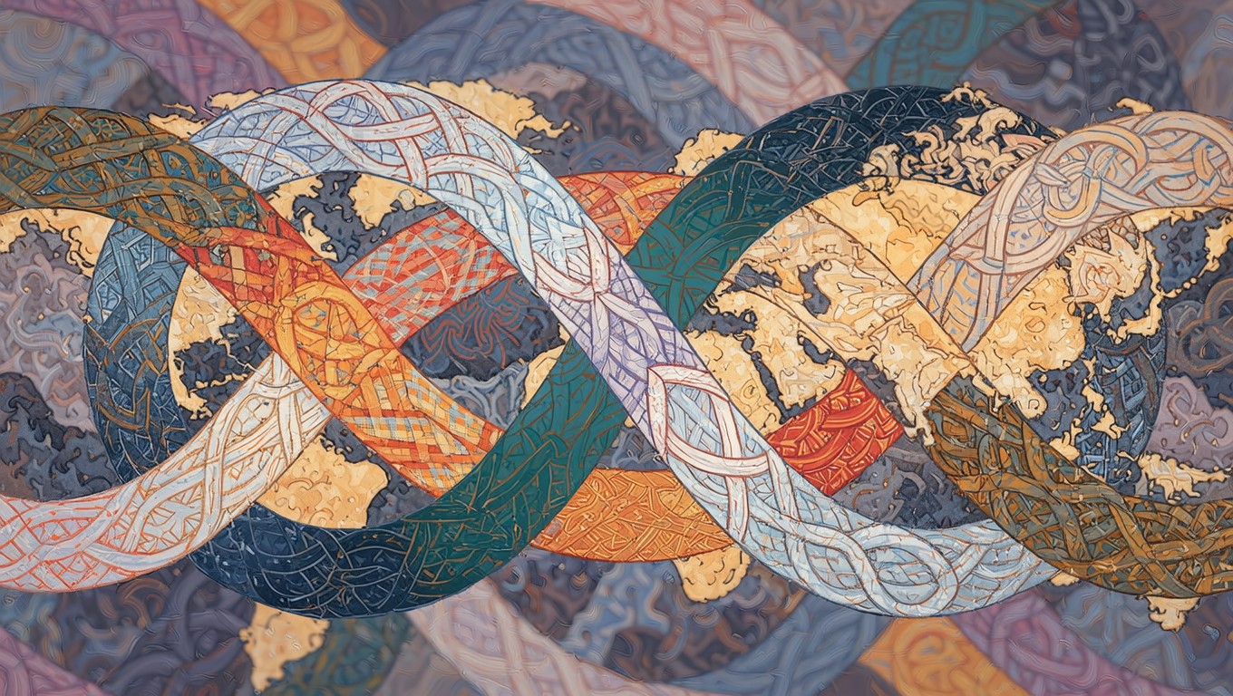 Multicultural Tapistry Free Interlocking Cultural Tapestry Photo - Interlocking, Pattern ...