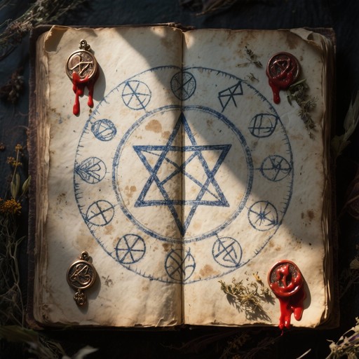 Free Ancient Protective Grimoire Image - Grimoire, Spellbook, Occult ...