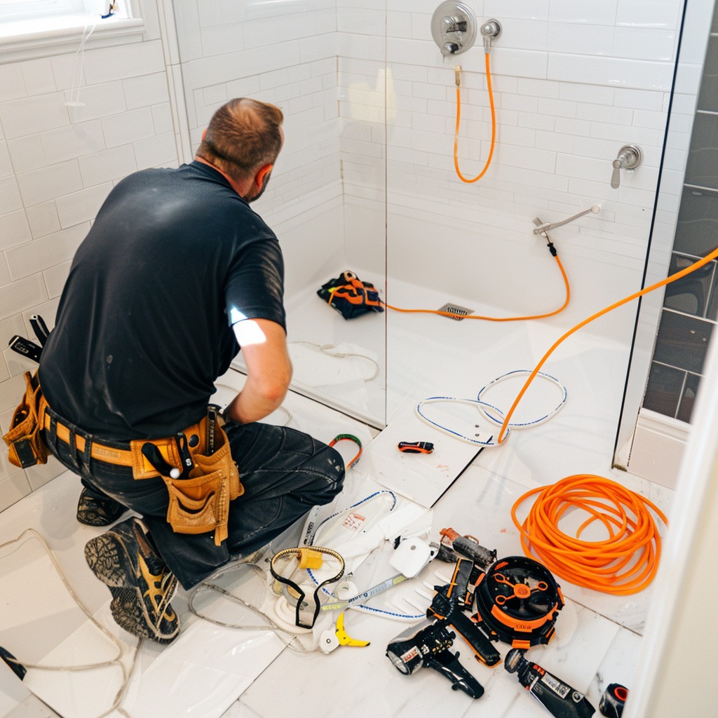Free Shower Installation Work Image - Installation, Technician ...