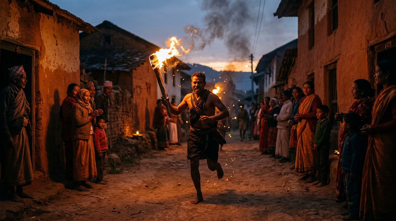 Free Sacred Fire Ritual Image - Fire, Torch, Ritual | Download at StockCake