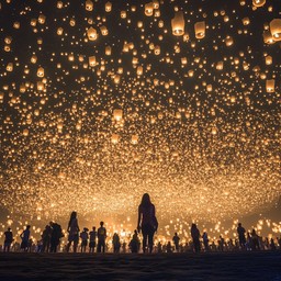 Free Lanterns Light Sky Image - Lanterns, Festival, Night | Download at ...