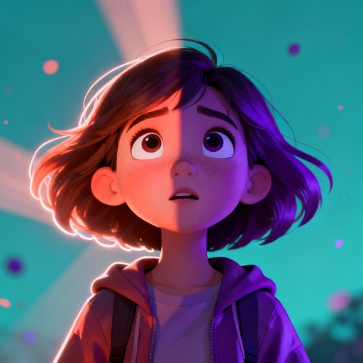Free Contemplative Animated Portrait Image - Animated, Girl, Character ...