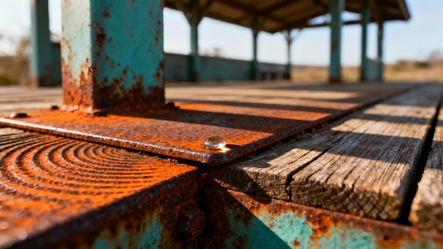 Free Rust Meets Wood Image | Download at StockCake