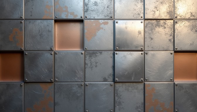 Metal Panel System Grid Free Industrial metal grid Image - Metallic, Industrial, Geometric ...
