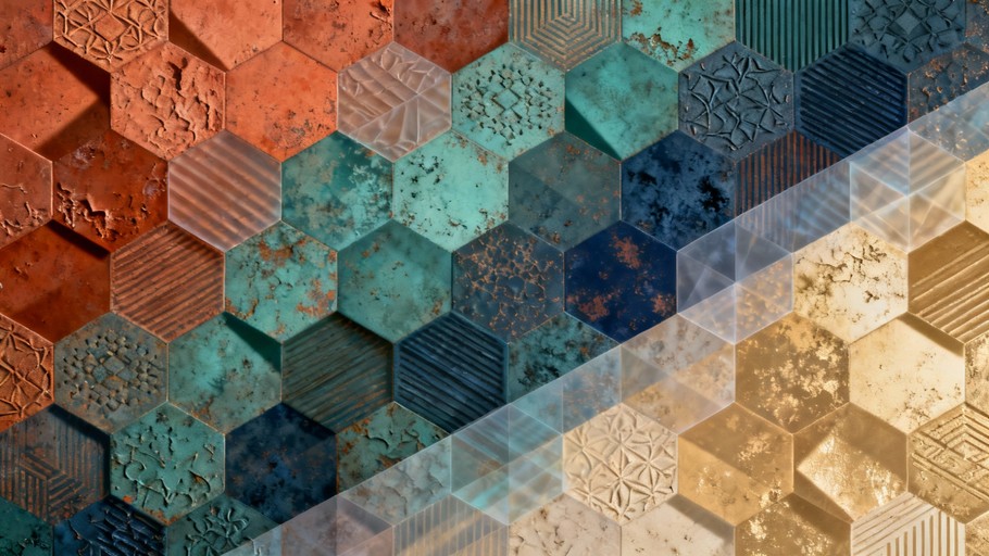 Free Geometric Hexagon Pattern Image - Geometric, Hexagon, Pattern ...
