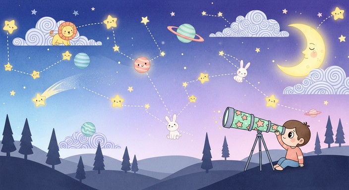 Free Stargazing Young Explorer Image - Stargazing, Telescope, Night ...